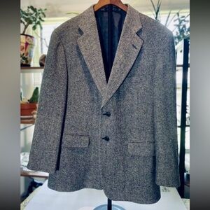 Men’s TownCraft Herringbone Tweed Lambswool blazer jacket sport suit 42” Chest